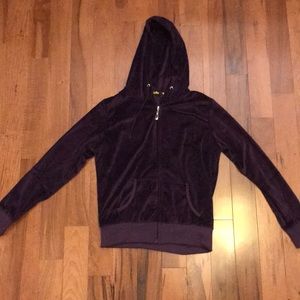 Velvet purple sweatsuit